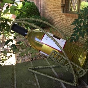 Two Wicker Wine Holders